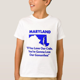 Camiseta Maryland - Se Você Ama Nossos Caranguejos...