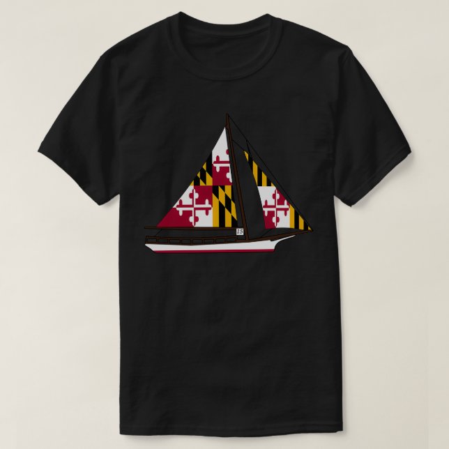 Camiseta Maryland Skipjack (Frente do Design)