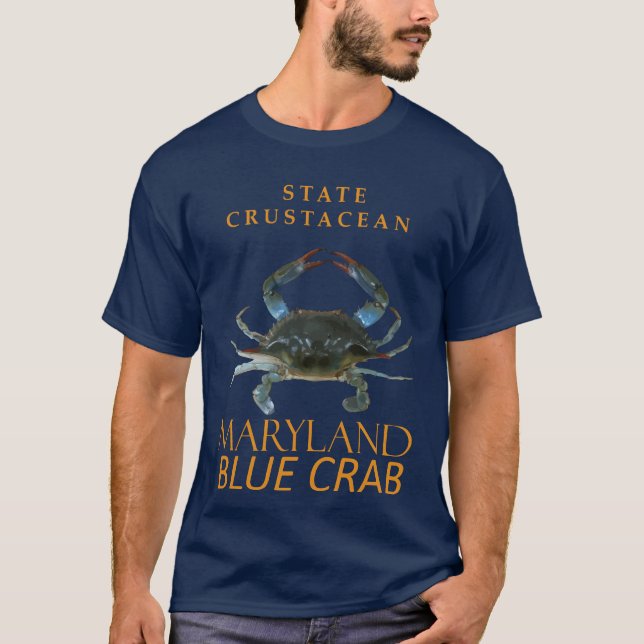 Camiseta Maryland Territory Crustacean Callinectes sapidus (Frente)