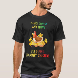 Camiseta Mas Defina Muitos Frangos Humor Citação Sarcástica