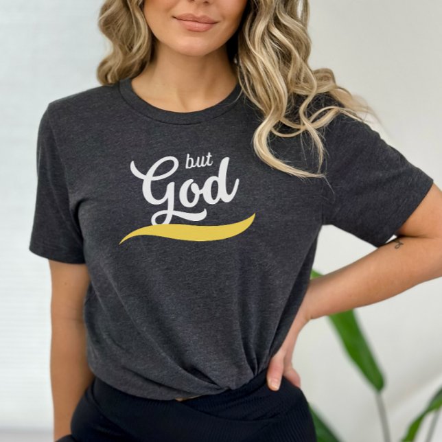 Camiseta Mas Deus Tshirt, Roupa cristão, fé (Criador carregado)
