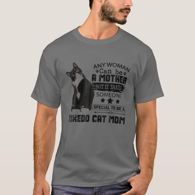 Camiseta Mas É Preciso Alguém Especial Para Ser Tuxedo Cat  (Frente)