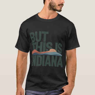Camiseta Mas Esta É A Design Típica Minimalista De Indiana