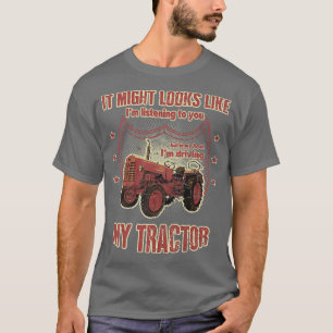 Camiseta Mas na minha cabeça estou dirigindo meu retr de Tr