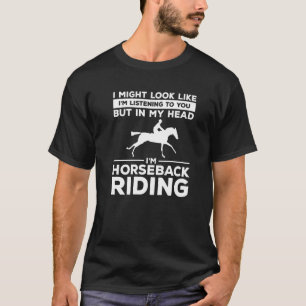 Camiseta Mas Na Minha Cabeça Estou Montando a Cavalo Equest