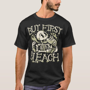 Camiseta Mas o primeiro Bebendo de Skelach na segunda-feira