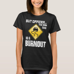 Camiseta Mas Oficial O Sinal Disse Mecânico De Carro Engraç