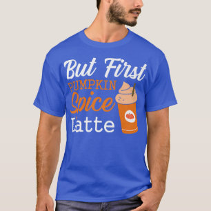 Camiseta Mas Primeira Picada de Abóbora Latte, Ação de Graç