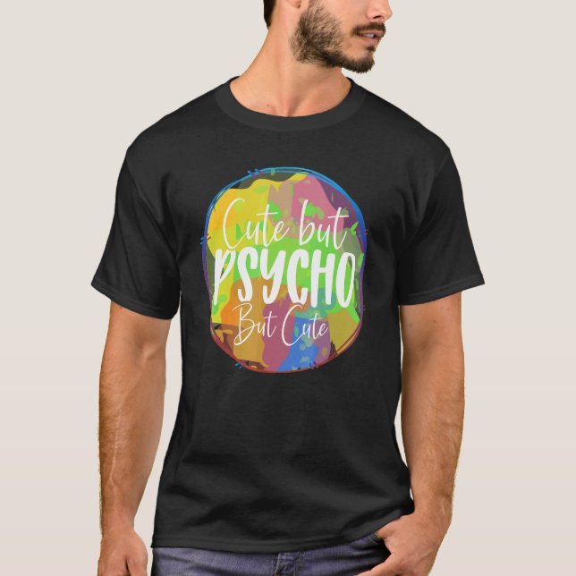 Camiseta Mas Psicótico Mas Sarcasmo (Frente)