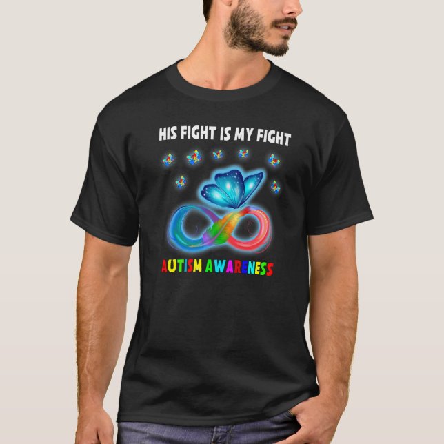 Camiseta Mas Sua Luta É A Minha Luta Contra O Autismo. (Frente)