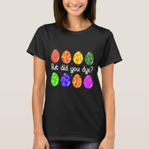 Camiseta Mas tingiu divertido ovos de páscoa tingidos sarca