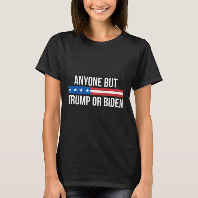 Camiseta Mas Trump Ou Biden - (Frente)