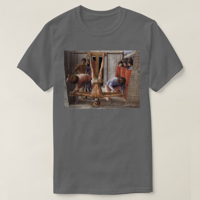 Camiseta Masaccio Crucifixion of St Peter (Frente do Design)