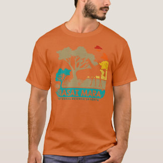 Camiseta Masai Mara Safari Reserva Nacional Quênia Serenget
