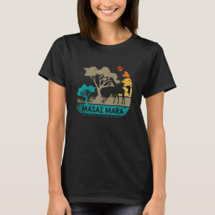 Camiseta Masai Mara Safari Reserva Nacional Quênia Serenget