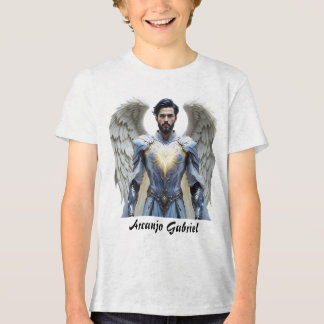 Camiseta Masc Juvenil Básica Arcanjo Gabriel