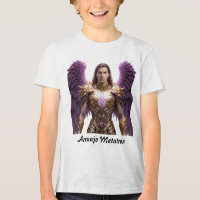 Camiseta Masc Juvenil Básica Arcanjo Metraton