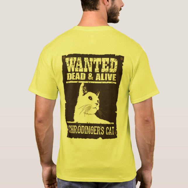Camiseta Masc. Schrodinger's Cat - Light - Back (Verso)