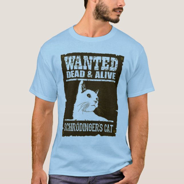 Camiseta Masc. Schrodinger's Cat - Light - Front (Frente)