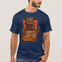 Camiseta Masc. Schrodinger's Zombie Cat - Front
