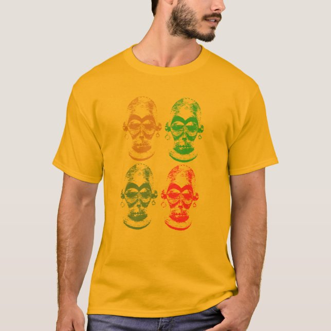 Camiseta Máscara africana (Frente)