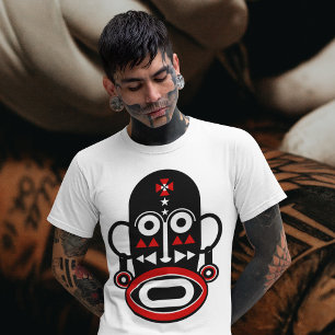 Camiseta máscara africana
