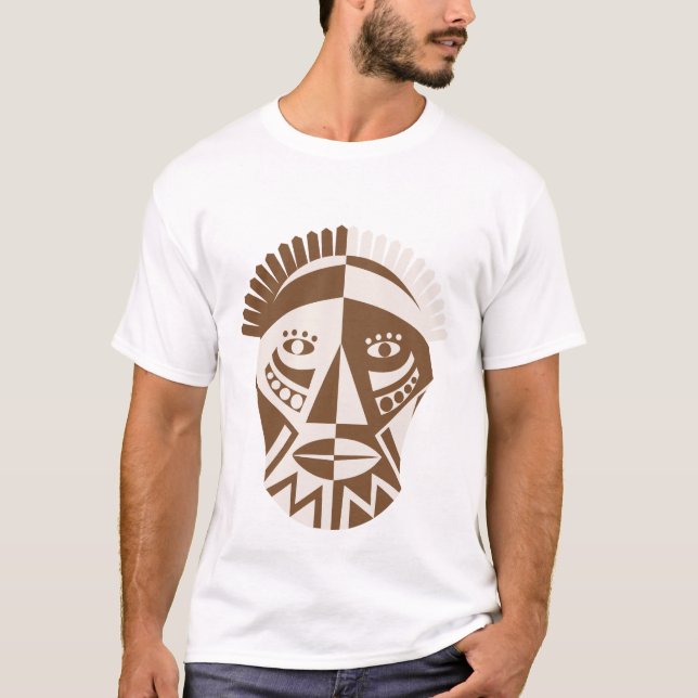 Camiseta Máscara Africana (Frente)