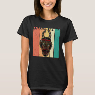 Camiseta Máscara Africana História Afro Reggae Melanina  8