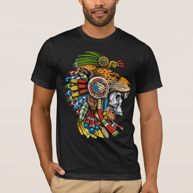 Camiseta Máscara Aztec Jaguar (Frente)
