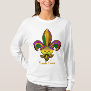 Camiseta Máscara da flor de lis