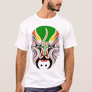 Camiseta Máscara da ópera de Peking do chinês - t-shirt