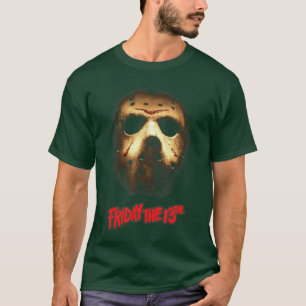 Camiseta Máscara da Sexta-feira 13 Fade amigo