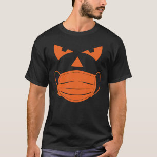 Camiseta Máscara de abóbora Vestida no Halloween 3417png341