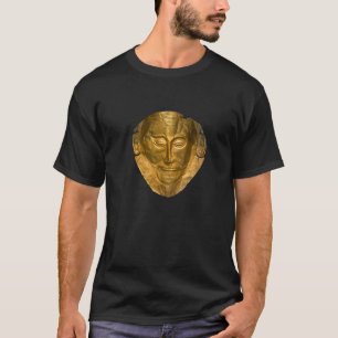 Camiseta Máscara De Agamemnon Grécia Grega Dourada Rei Greg