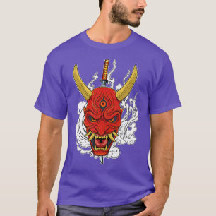 Camiseta Máscara de Anime Katana