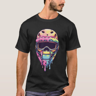 Camiseta Máscara de apanhador de meninos fãs de beisebol So