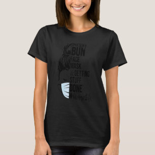 Camiseta Máscara de Arma Mensageira Fazendo Coisas Enfermei