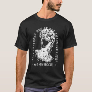 Camiseta Máscara de Arte Vida Estátua Grega David Tatuagem 
