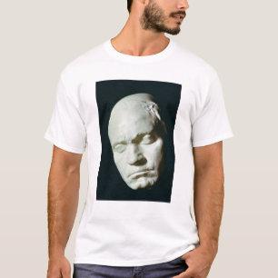 Camiseta Máscara de Beethoven, tomada da vida na idade de