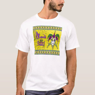Camiseta Máscara de Bobo Carnaval Arlequim