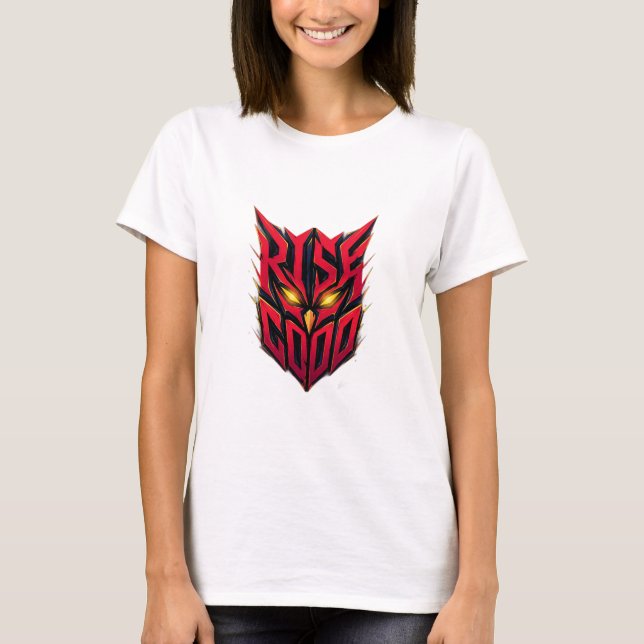 Camiseta Máscara de Coruja Rise God (Frente)
