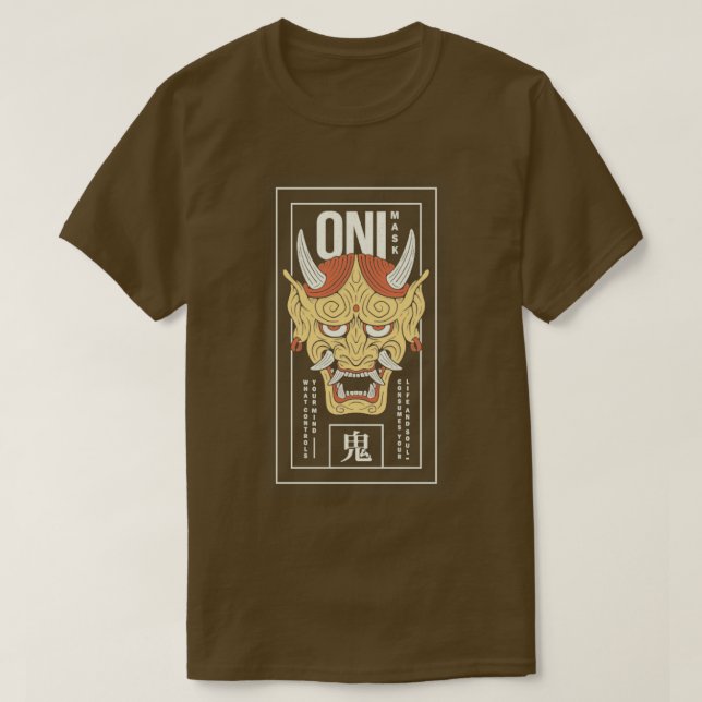 Camiseta Máscara de Demon (Frente do Design)