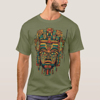 Camiseta Máscara de dividade Maia Ixchel
