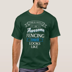Camiseta Máscara de esgrimista de sabre esportivo de esgrim