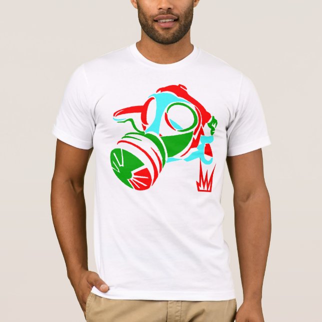 Camiseta Máscara de gás de Konflict (Frente)