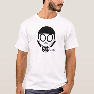 Camiseta Máscara de gás (preto e branco)