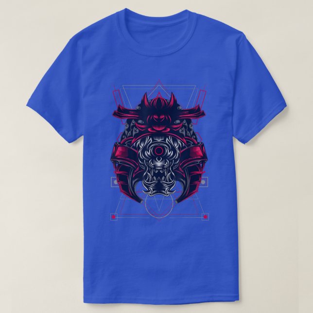 Camiseta Máscara de Guerra Samurai Impera Chalice Ghost  (Frente do Design)