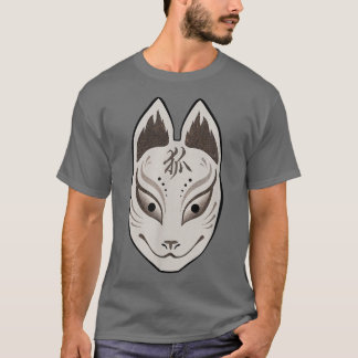 Camiseta Máscara de Kitsune para Espírito
