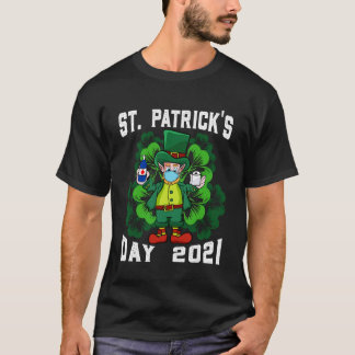 Camiseta Máscara de Leprechaun Papel Higiênico Dia de São P
