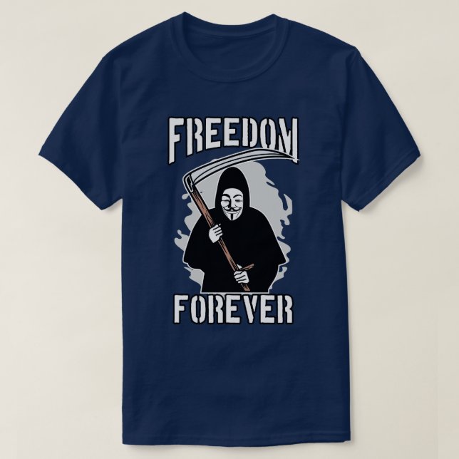 CAMISETA MÁSCARA DE LIBERDADE (Frente do Design)